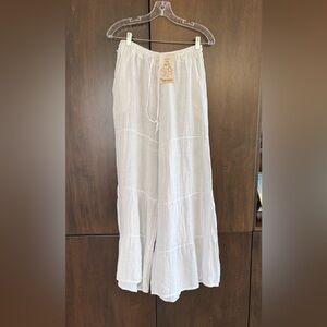 KARAMEL Palazzo Linen Pants